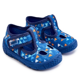 BEFADO S.A. Shoes Slippers Befado Triangles 533P023 Blue BEFADO S.A. Shoes Slippers Befado Triangles 533P023 Blue