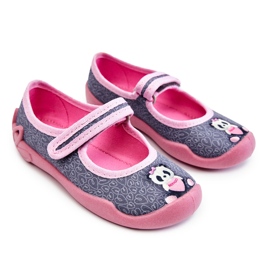 BEFADO S.A. Children's Slippers Befado Panda 114X506 Grey-Pink BEFADO S.A. Children's Slippers Befado Panda 114X506 Grey-Pink