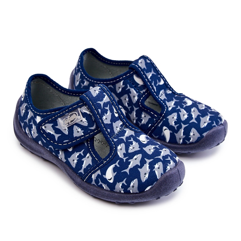 BEFADO S.A. Children's Slippers Befado Sharks 010X032 Navy Blue BEFADO S.A. Children's Slippers Befado Sharks 010X032 Navy Blue