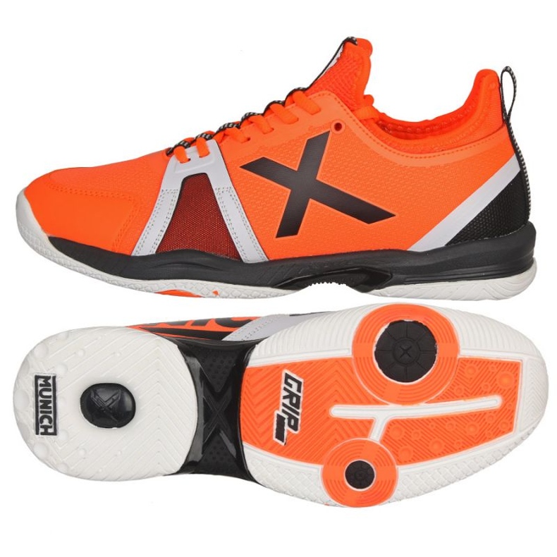 Handball shoes MUNICH Attack 04 4045004 orange oranges and reds