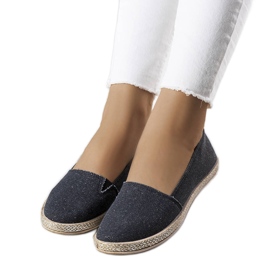 Women's black Amiral espadrilles