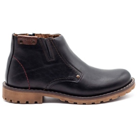 Mario Pala Snow boots 815 black grain with brown