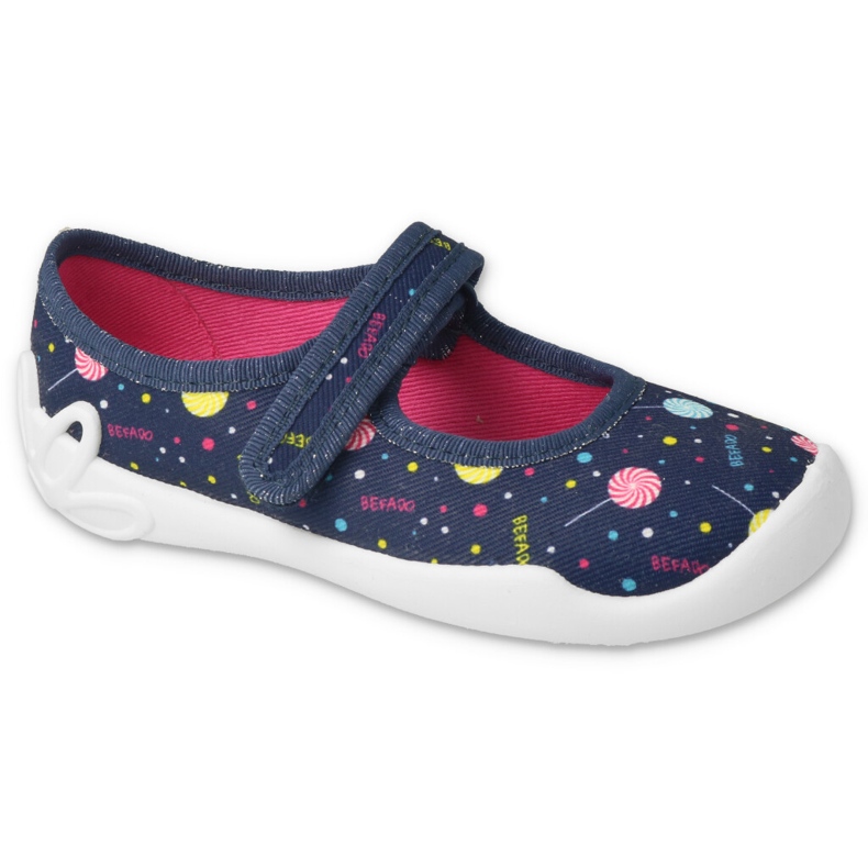 Befado children's shoes 114X508 navy blue multicolored