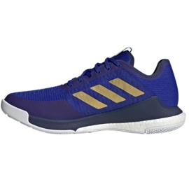 Volleyball shoes adidas CrazyFlight Mid M HQ3488 blue blue Volleyball shoes adidas CrazyFlight Mid M HQ3488 blue blue