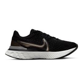 Nike epic react black running shoes hot sale