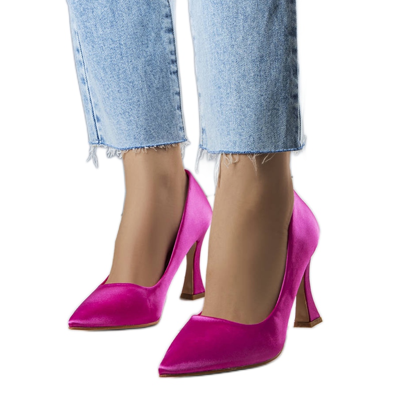 BM Otto pink hourglass heel pumps BM Otto pink hourglass heel pumps