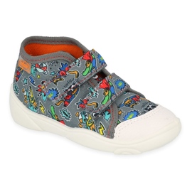 Befado orange children's shoes 212P079 grey multicolored