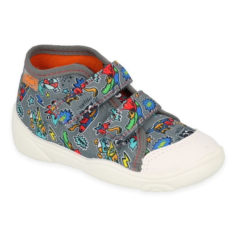 Befado orange children's shoes 212P079 grey multicolored