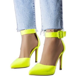 PA1 Yellow neon pumps from Gerardo