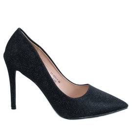 PA1 Anabelle Black women's iridescent high heels