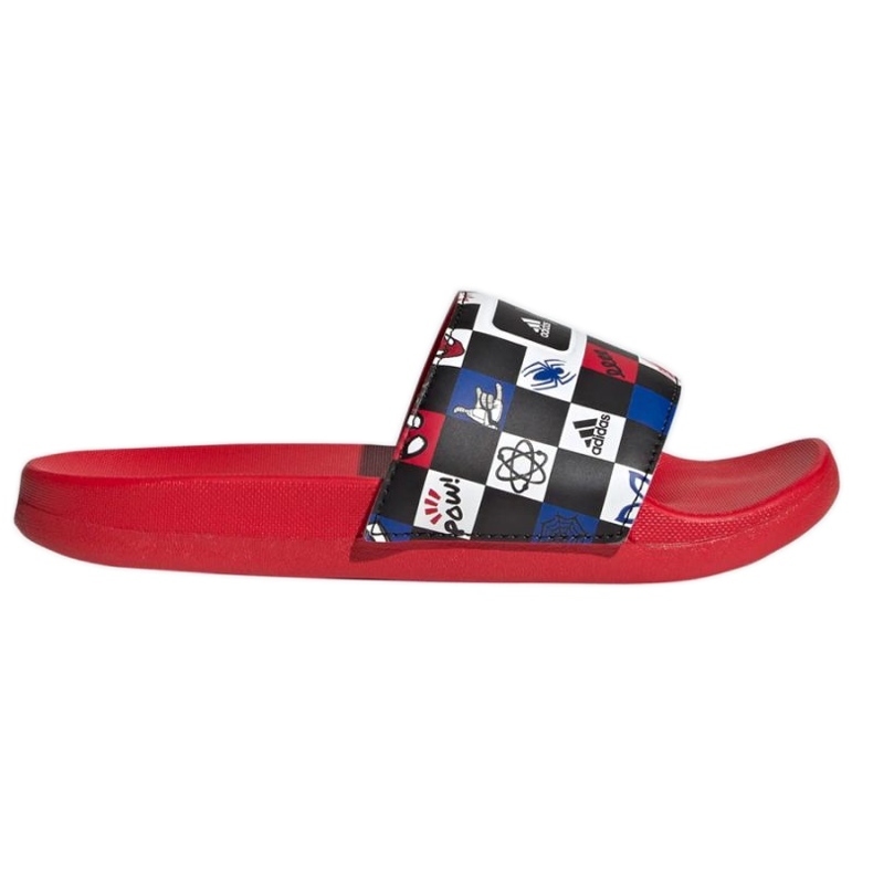 Adidas Adilette Comfort Spiderman Flip-Flops K HP7758 red