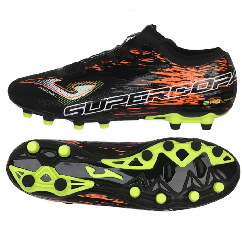 Joma Super Copa 2301 Fg M SUPS2301FG football boots black black Joma Super Copa 2301 Fg M SUPS2301FG football boots black black