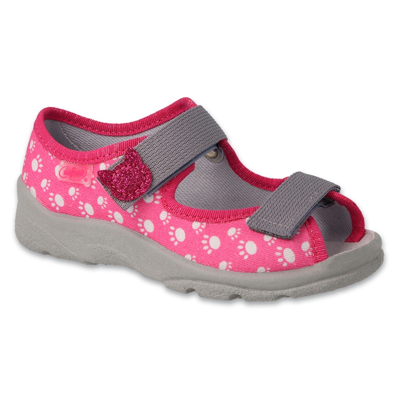 Befado children's shoes 969Y166 pink grey Befado children's shoes 969Y166 pink grey