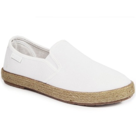 Women's slip-on espadrilles white Big Star DD274015
