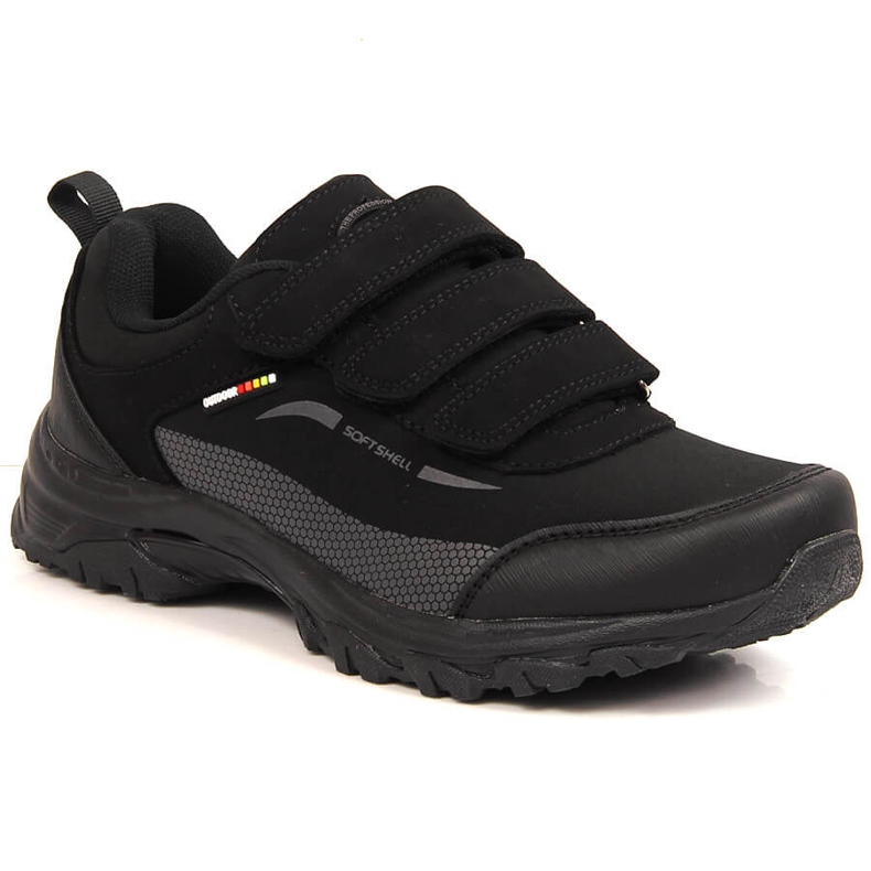 Black American Club velcro waterproof trekking boots Black American Club velcro waterproof trekking boots
