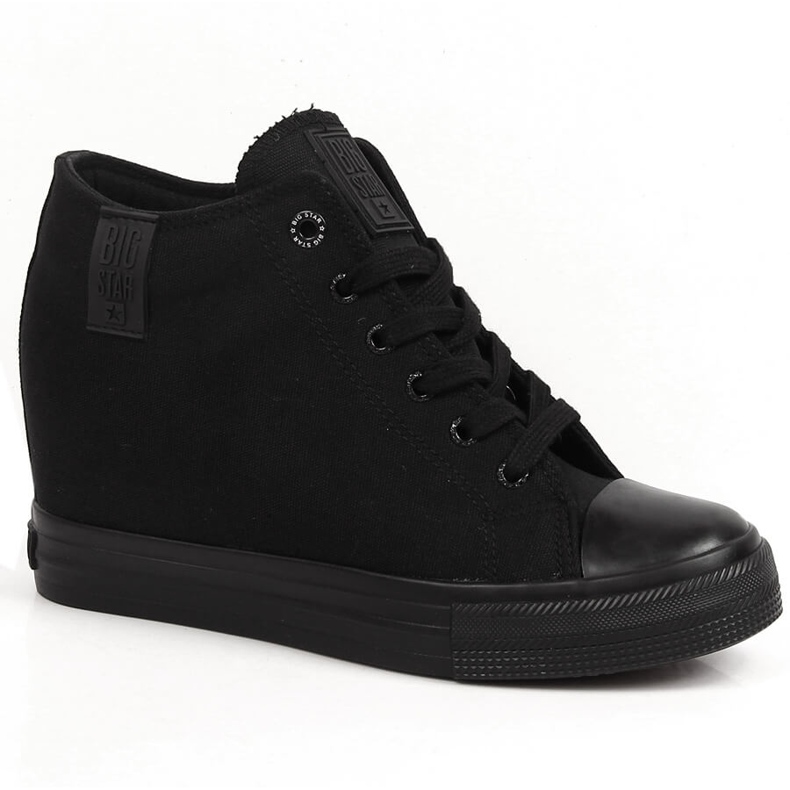 Women's black Wedge sneakers Big Star LL274034