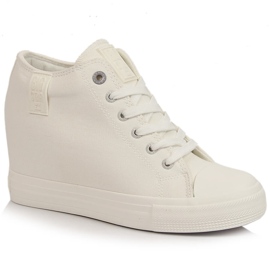 Women's sneakers on the wedge white Big Star LL274035 Women's sneakers on the wedge white Big Star LL274035