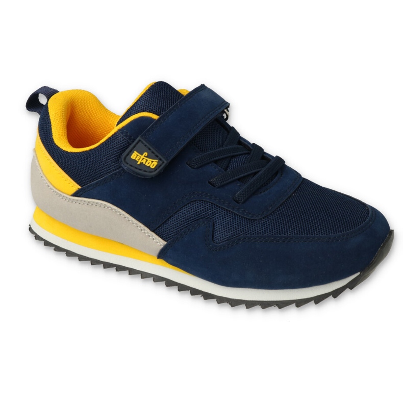 Befado children's shoes 516Y218 navy blue yellow