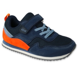 Befado children's shoes 516X219 navy blue orange Befado children's shoes 516X219 navy blue orange