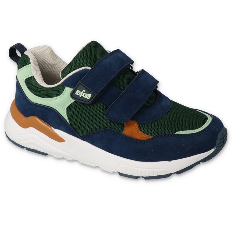 Befado youth shoes 516Q243 navy blue green Befado youth shoes 516Q243 navy blue green