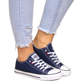 NEWS navy blue sneakers