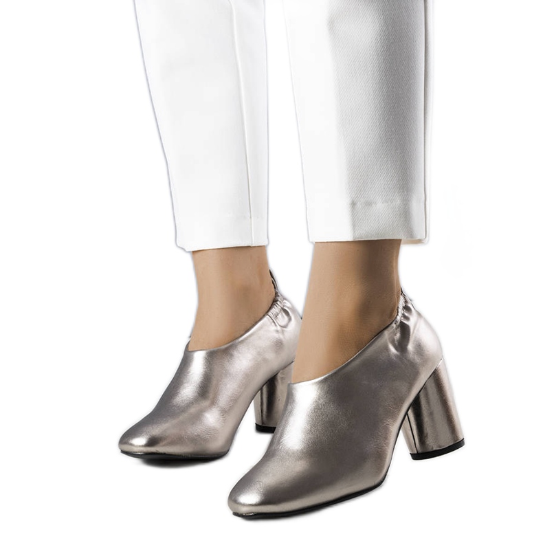 BM Silver ankle boots from Tadeo