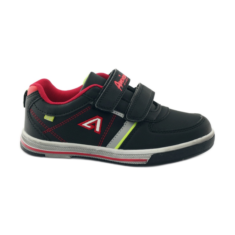 American Club ADI sports shoes with velcro American CA51 red green grey black