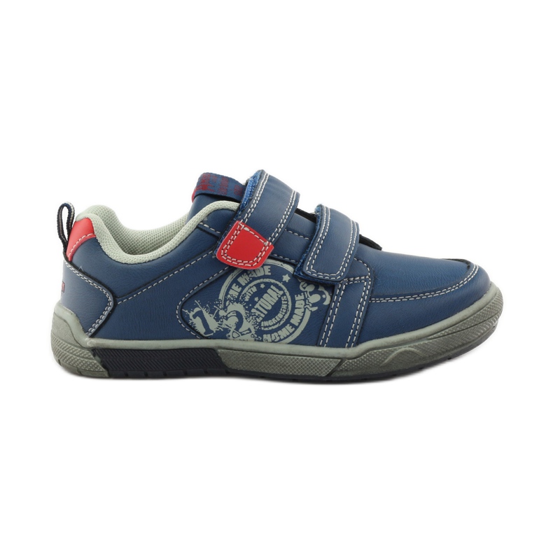 American Club American CA51 Velcro sports sneakers red multicolored grey