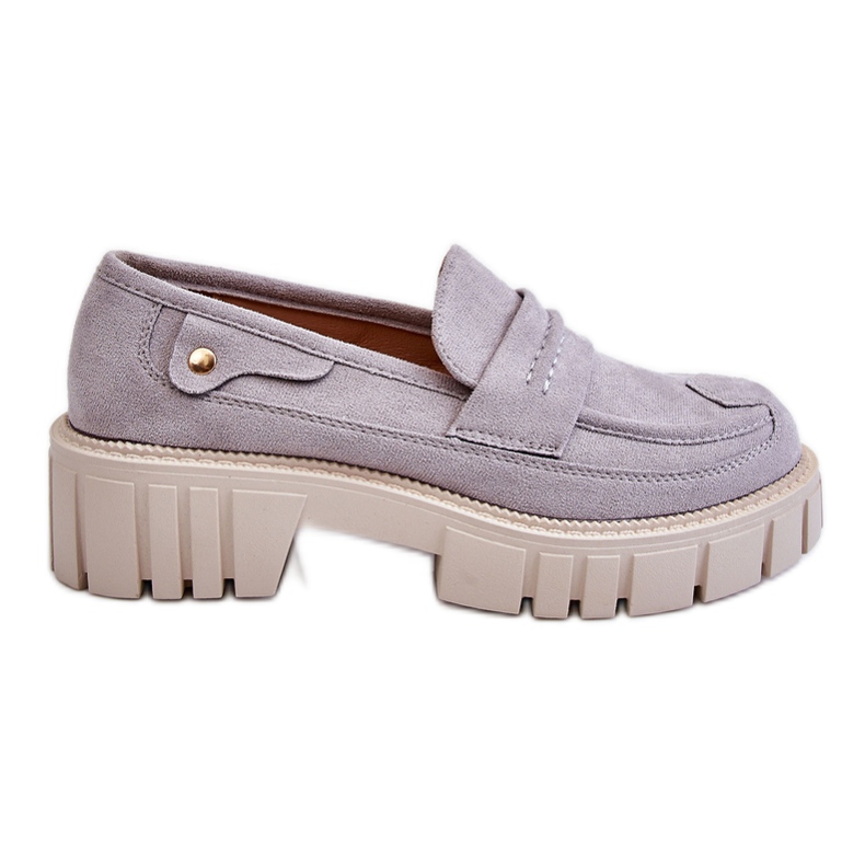 PS2 Women's Suede Slip-on Shoes Gray Fiorell grey