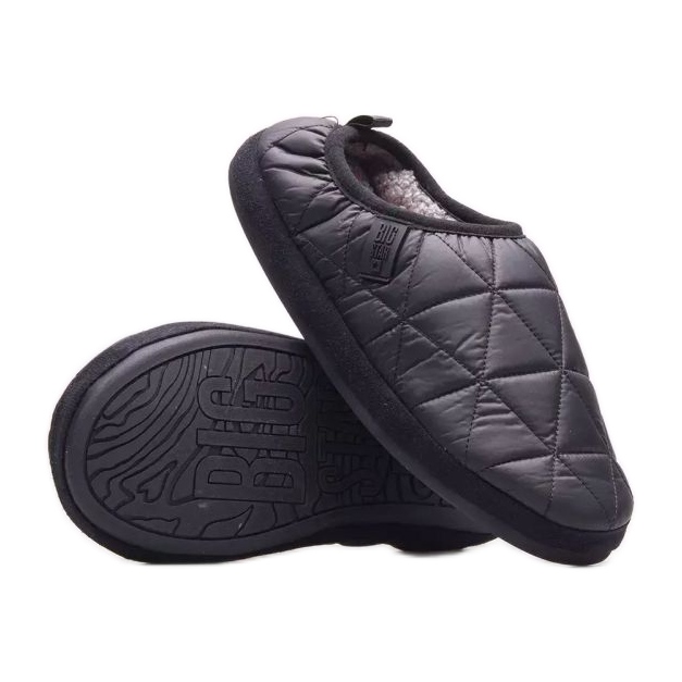 Big Star Slippers KK174365 black Big Star Slippers KK174365 black