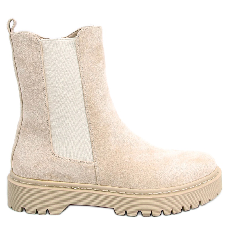 BM Kiely Beige high boots