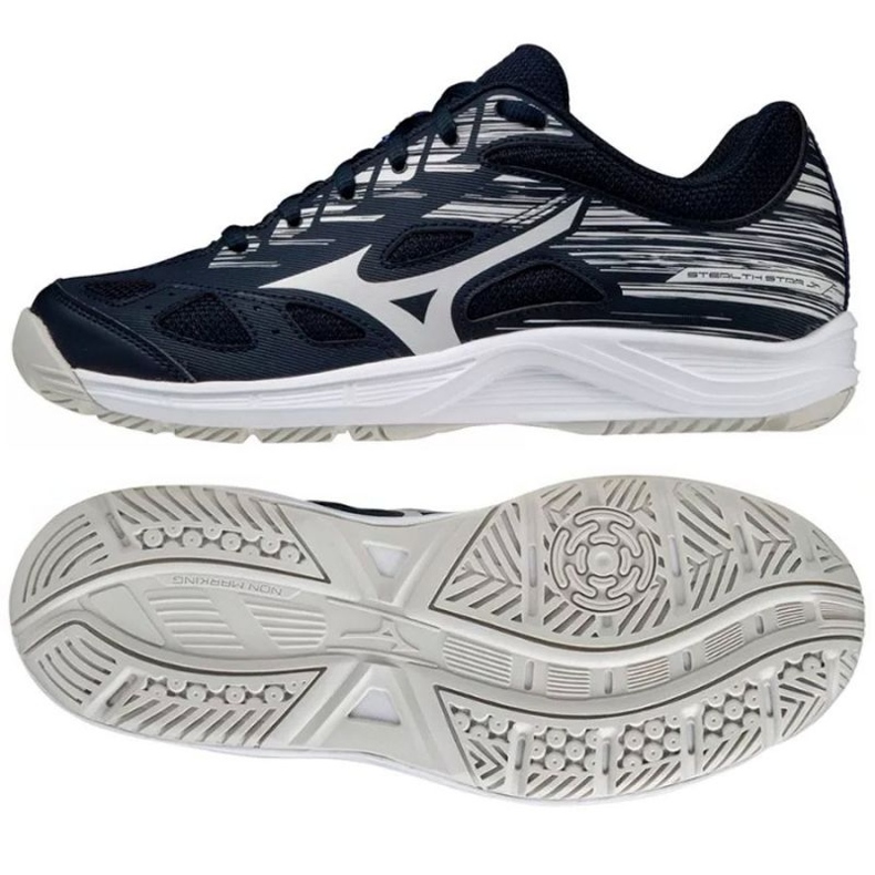 Mizuno Stealth Star Jr X1GC210702 handball shoes blue