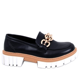 BM Catz Black platform loafers