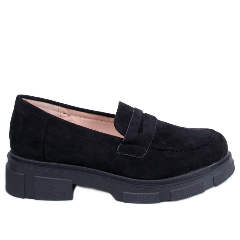 Platform loafers in suede from Jayne Black