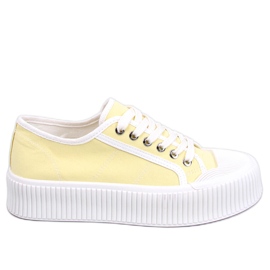 BM Dors Yellow women's platform sneakers BM Dors Yellow women's platform sneakers