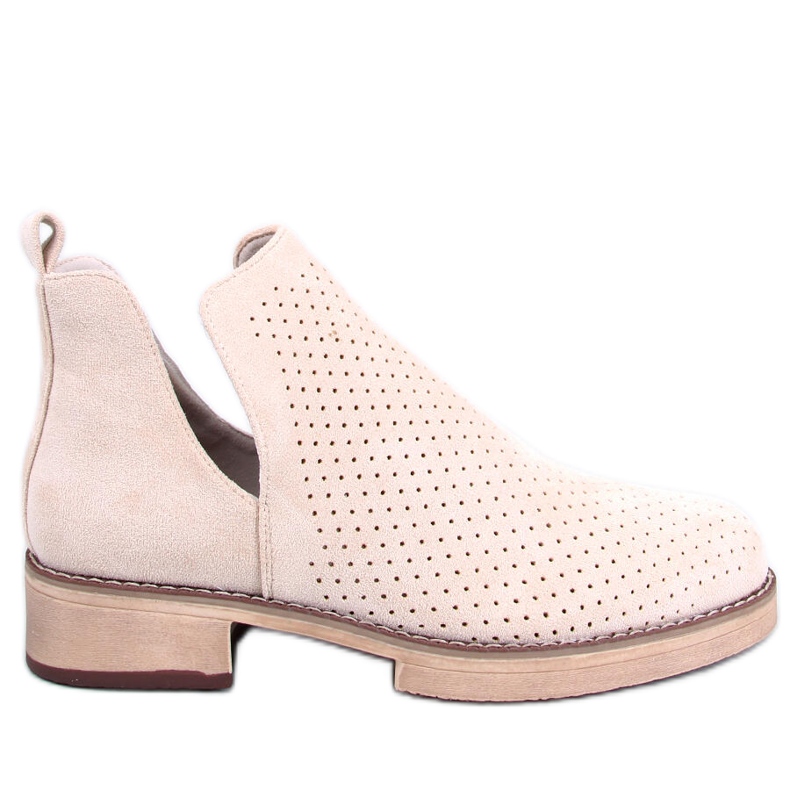 BM Spring openwork boots Neve Beige