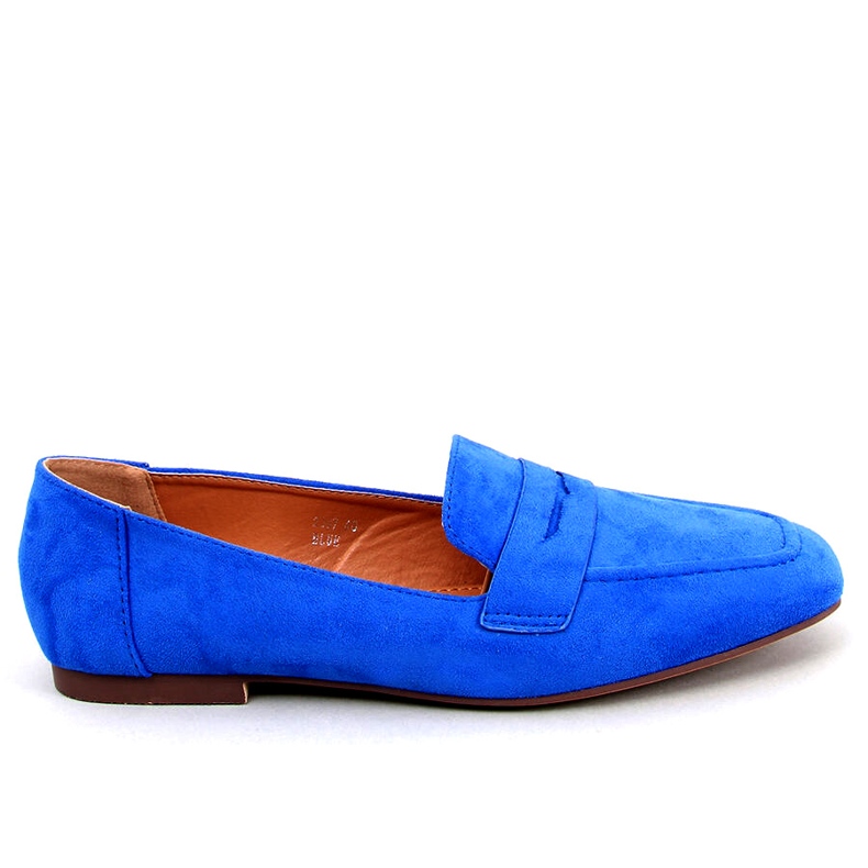 BM Class Blue suede loafers
