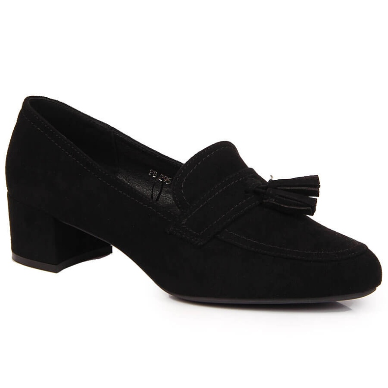 Women's brogues in black suede from Sergio Leone