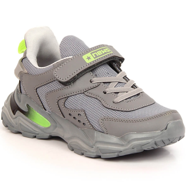 Gray platform children's sports shoes NEWS grey
