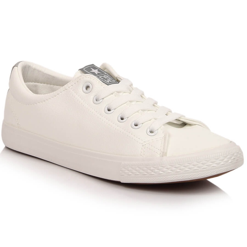 Sneakers made of ecological leather white NEWS Sneakers made of ecological leather white NEWS