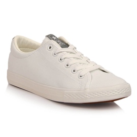 White lace-up sneakers NEWS