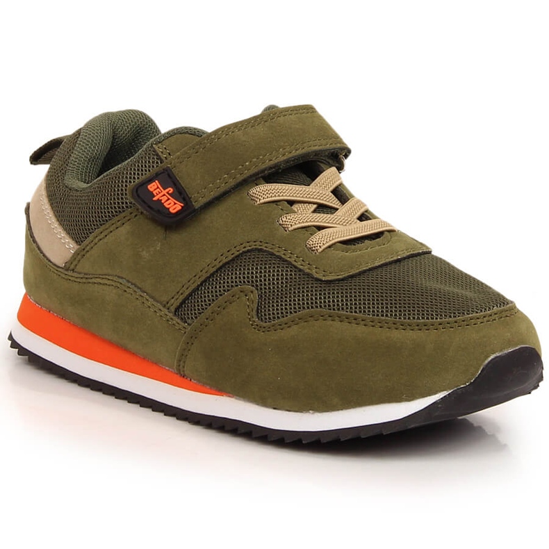 Children's sports shoes with velcro olive Befado Children's sports shoes with velcro olive Befado