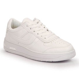 Vinceza 19431 white platform sports shoes