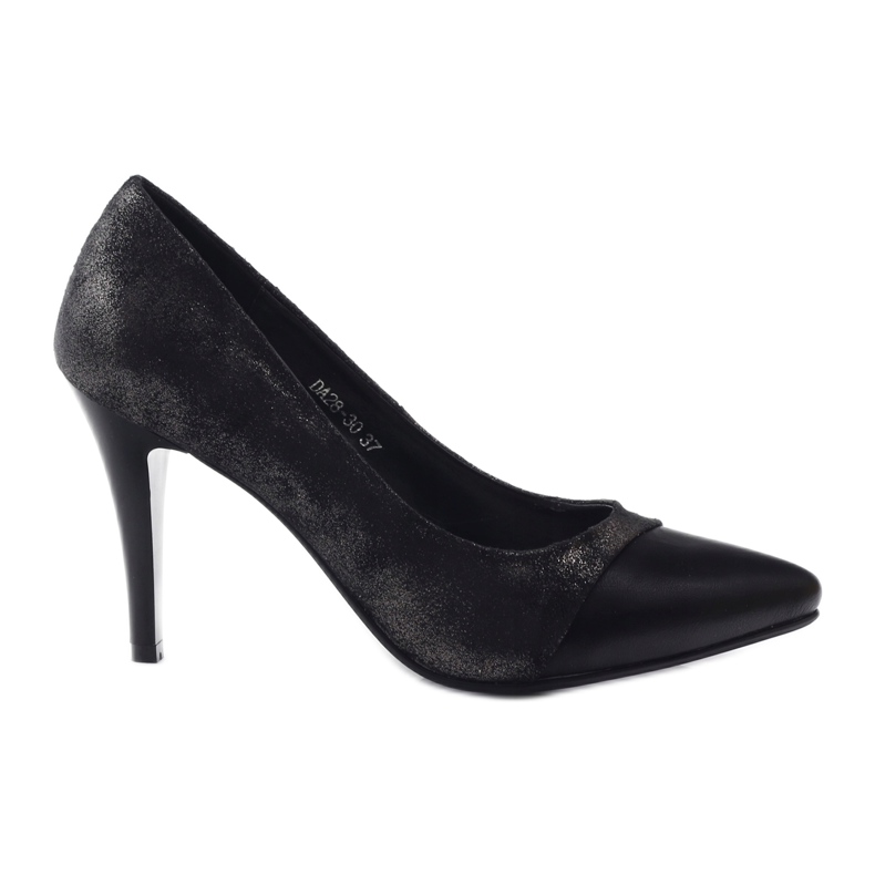 M.Daszyński Daszyński Women's shiny pumps Da28 black