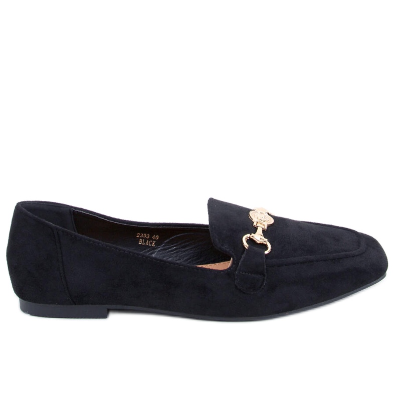 BM Women's Rhona Black buckle loafers BM Women's Rhona Black buckle loafers