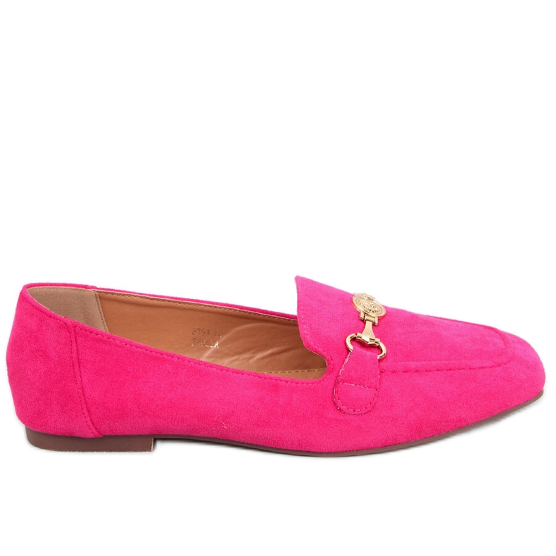 BM Rhona Fushia women's buckle loafers pink BM Rhona Fushia women's buckle loafers pink