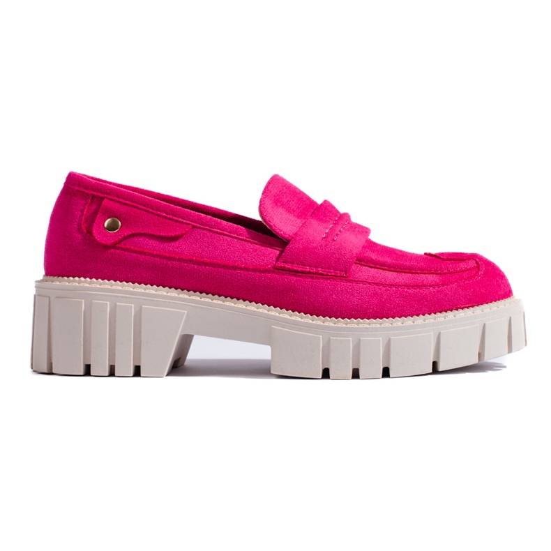 Suede women's shoes pink