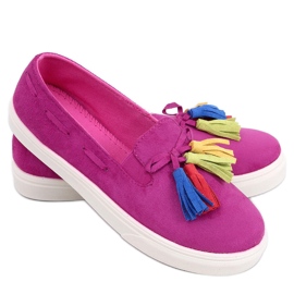 BM Salma Fuchsia spring sneakers with tassels pink BM Salma Fuchsia spring sneakers with tassels pink
