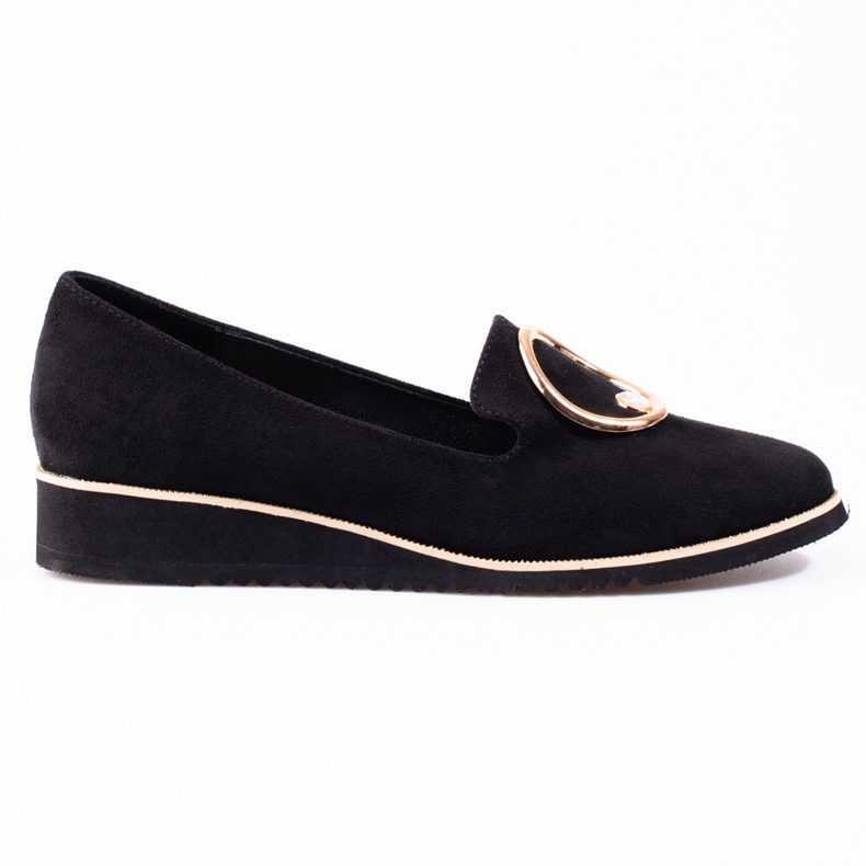 BM Women's moccasins Shelovet black suede