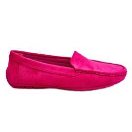 Women's Suede Loafers Fuchsia Morreno pink